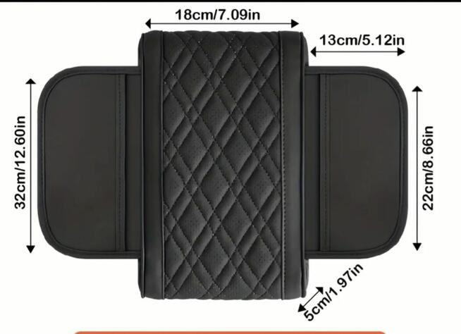 Pokrowiec na podłokietnik samochodowy. Nowy.