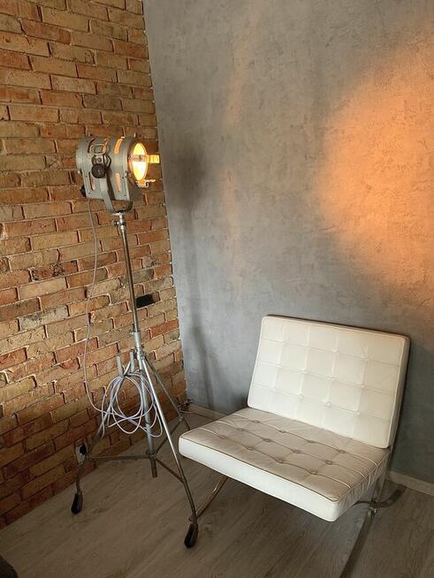 Lampa podłogowa teatralno filmowa PRL Vintage loft