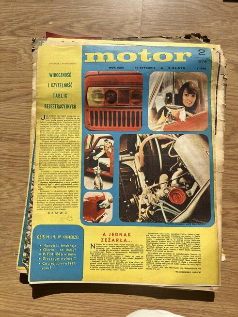 Czasopisma motor lata 60-70