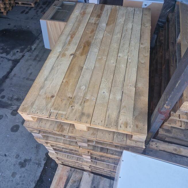 Palety z pełnym blatem 120x200 pod stelaż łóżka lub podest