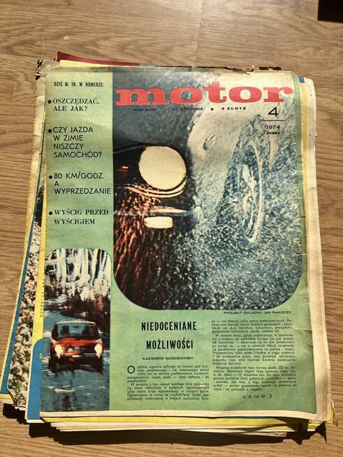 Czasopisma motor lata 60-70
