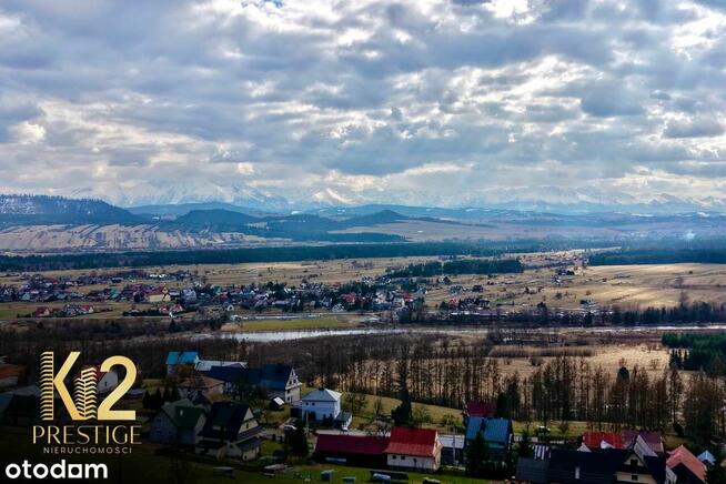 DZIAŁKA Z WIDOKIEM NA TATRY I JEZIORO CZORSZTYŃSKIE