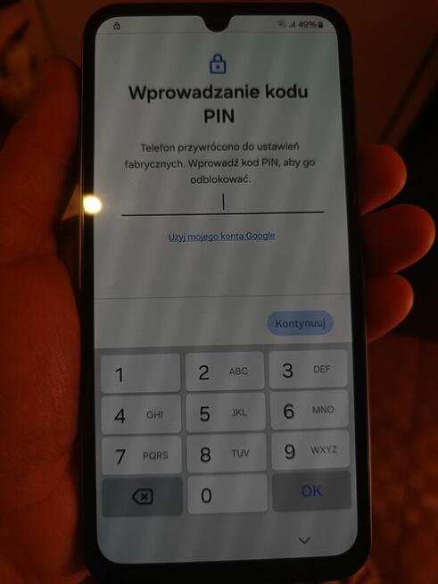 Samsung Ściąganie blokad operatora /Frp Lock Google/wzór