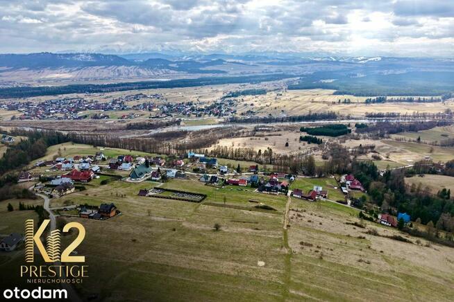 DZIAŁKA Z WIDOKIEM NA TATRY I JEZIORO CZORSZTYŃSKIE