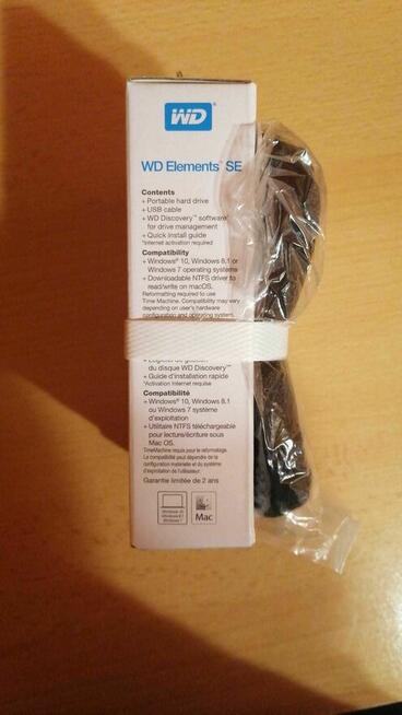 Dysk zewnętrzny WD Elements SE 1TB z etui