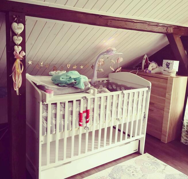 Łóżeczko dziecięce i niemowlęce Hampton 140×70 Woodies+POŚCI