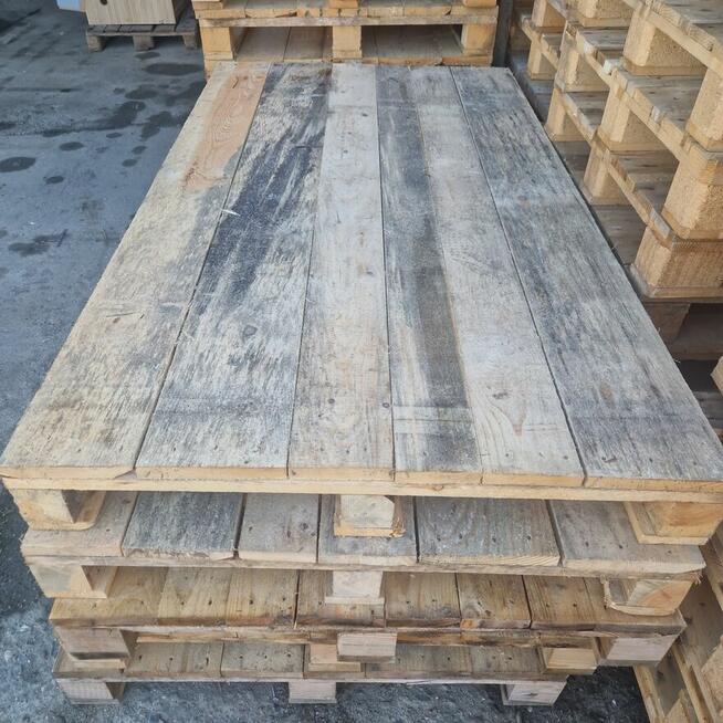 Palety z pełnym blatem 120x200 pod stelaż łóżka lub podest