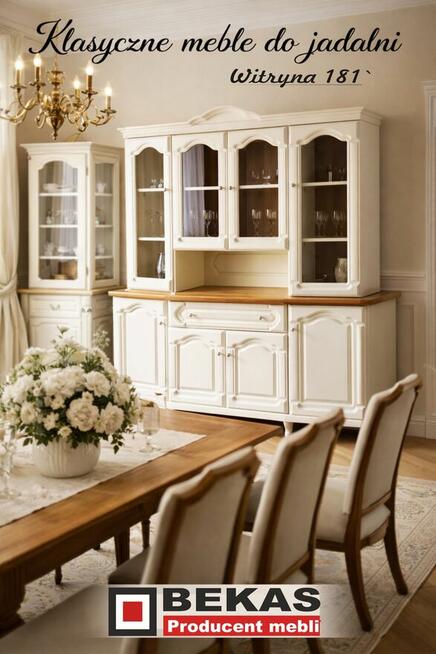 Komoda 180` Stylowa Nowa od Bekas Meble Klasyczne Dąb Rustik