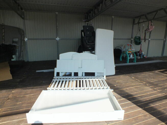 Łóżeczko dziecięce i niemowlęce Hampton 140×70 Woodies+POŚCI