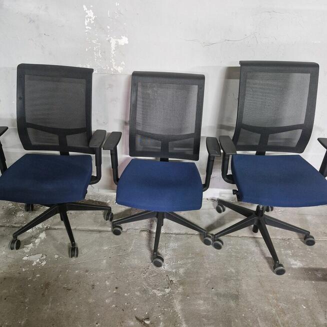 PROFESIONALNE Krzesła obrotowe w b.d. stanie tech. Eva II NA
