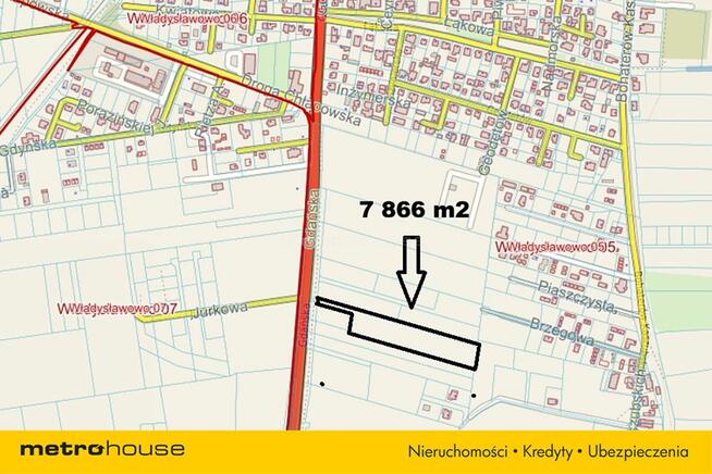 BARDZO DUŻA DZIAŁKA WE WŁADYSŁAWOWIE DO WYNAJĘCIA