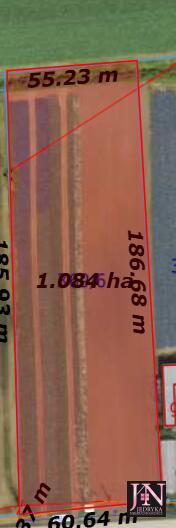 Działka Rolno-Mieszkaniowo usługowo produkcyjna o pow.1,0618ha Tropiszów