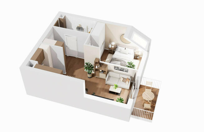 Mieszkanie 2 pokojowe z ogródkiem w pięknej zielonej okolicy/ogrzewanie miejskie