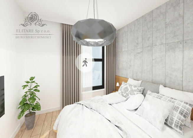 Piękne mieszkanie 2pok. o pow 38,20m2 z balkonem/ Partynice Braterska