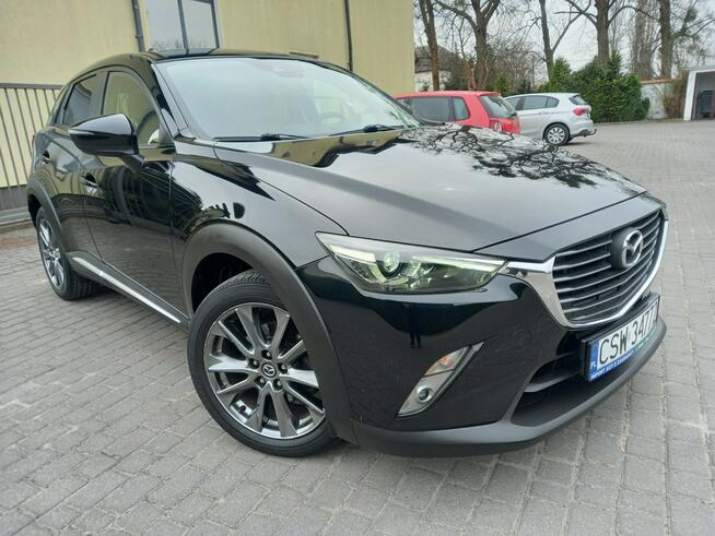 Mazda CX-3 2.0Benz Full Ledy Skóry Navi Kamera 1-Właś Serwis ASO 100%Bezwypadkowa