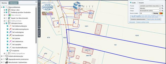 Działka budowlana Boguszewo gm. Miłomłyn