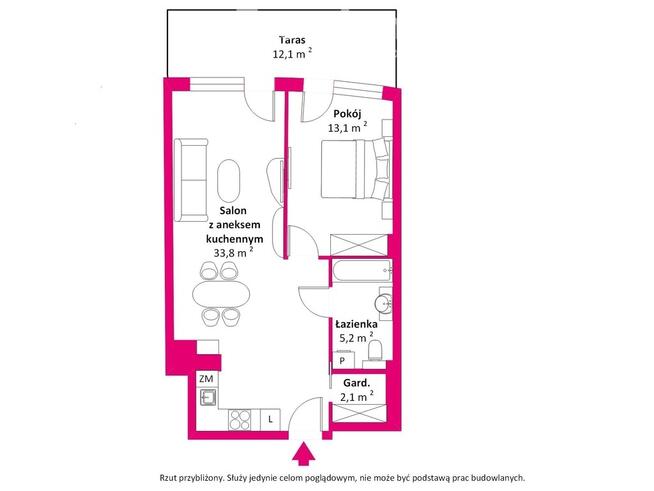 Baltic Park Molo, Apartament z tarasem.