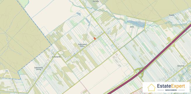 Działka budowlana w Zaleziance gm. łaczna