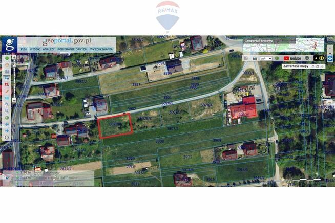 Działka budowlana w Łękawicy