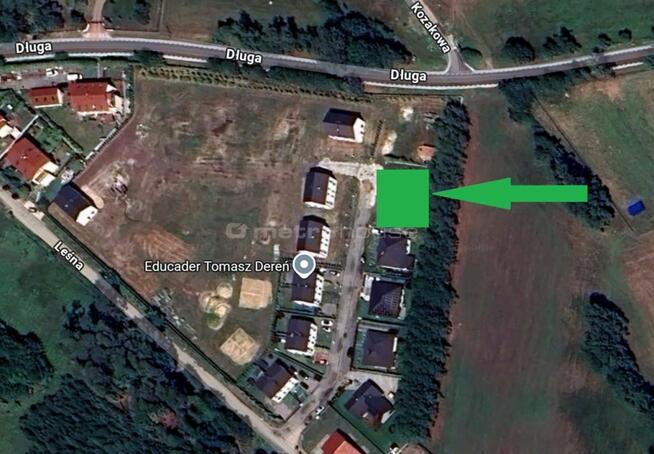 DZIAŁKA TUŻ PRZY LESIE, FRONT 26M, CZOŁOWO