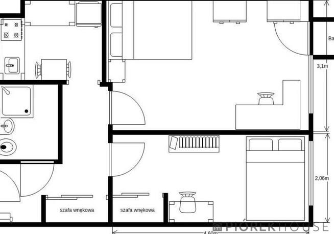 2-pokojowe mieszkanie na Ochocie