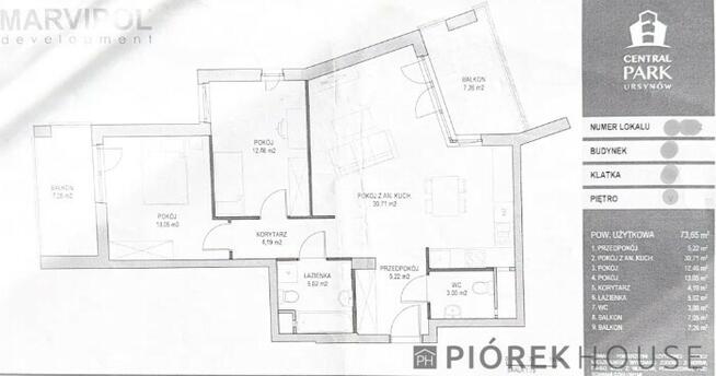 3-pokojowe mieszkanie na Ursynowie