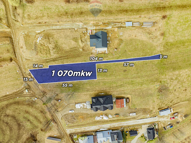 DZIAŁKA Z PANORAMĄ TATR 1070 m²