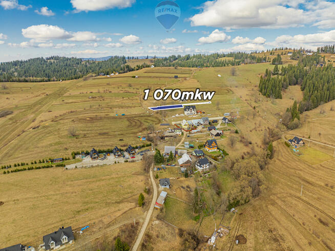 DZIAŁKA Z PANORAMĄ TATR 1070 m²