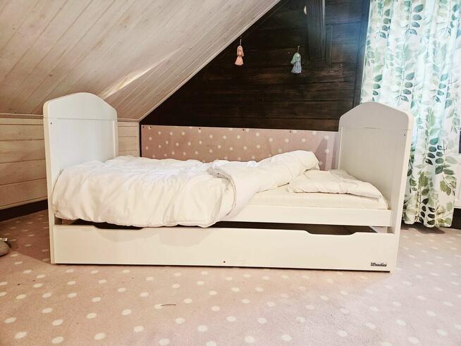 Łóżeczko dziecięce i niemowlęce Hampton 140×70 Woodies+POŚCI