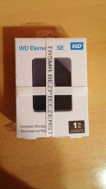 Dysk zewnętrzny WD Elements SE 1TB z etui
