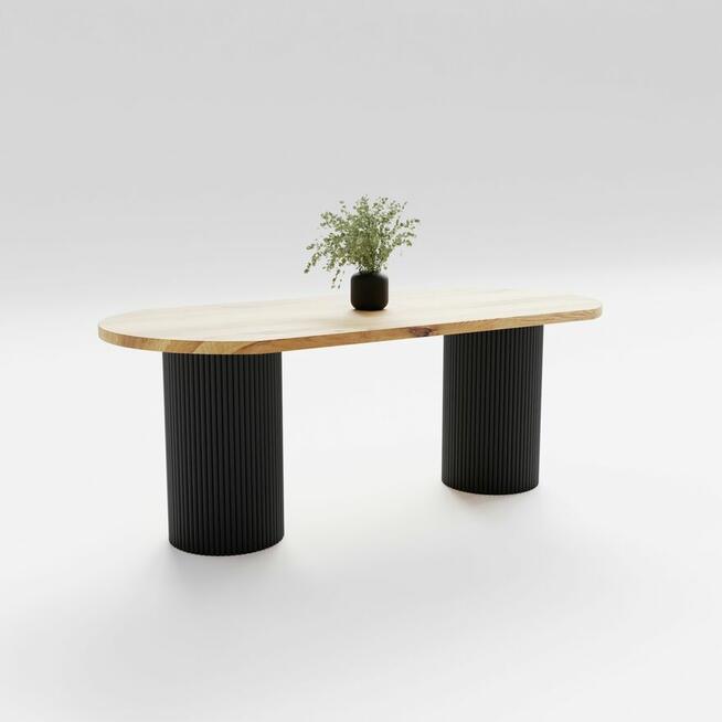 Stół do jadalni owalny 200x90x75cm