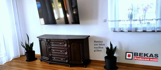 Stylowa Komoda 180 Bekas Dąb Rustical Orzech Producent Mebli