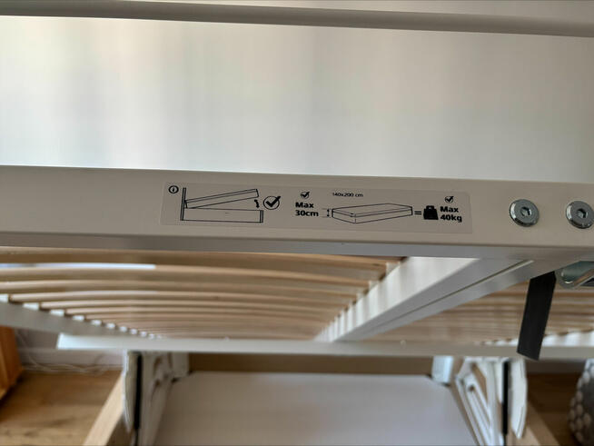 Zestaw sypialniany - stelaż + materac