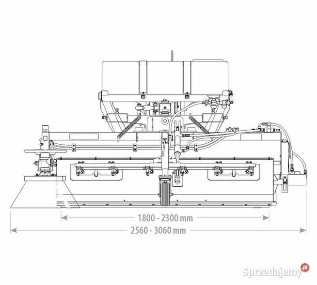 ZAMIATARKA TANK BRUSH HYDRO 180 230 280 cm ładowarka wózek