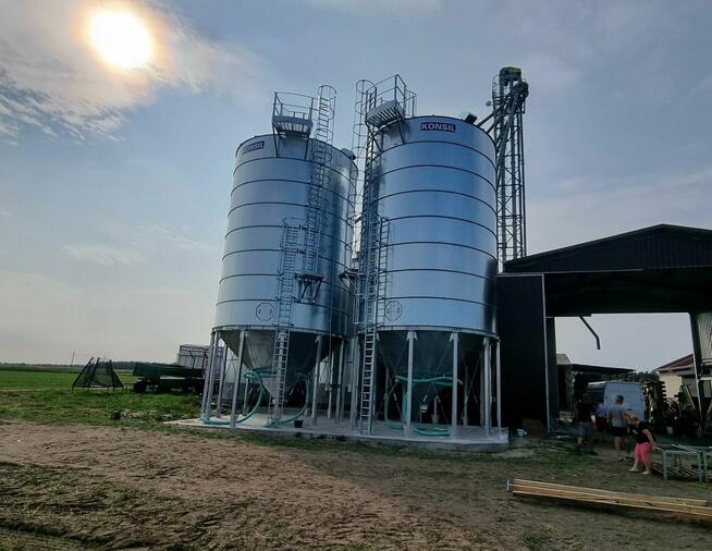 Montaż demontaż silosów zbożowych.