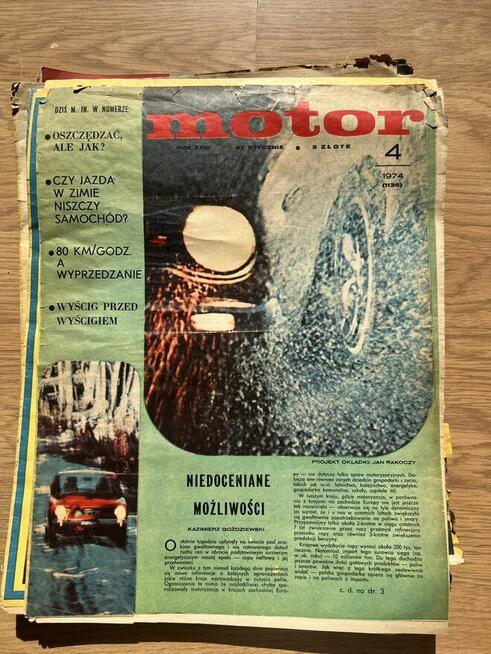 Czasopisma motor lata 60-70