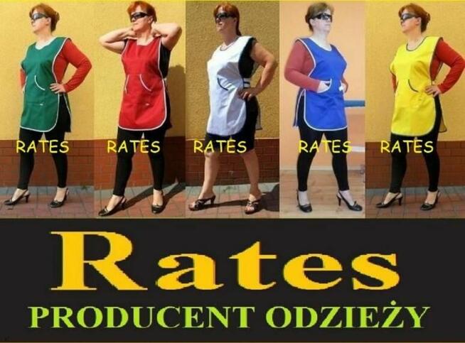 Fartuch damski Ornat cena 12 zł. RATES Producent Odzieży