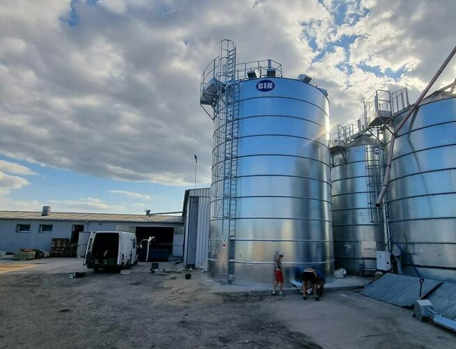 Montaż demontaż silosów zbożowych.