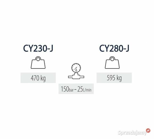 ZAMIATARKA MAXI TANK 230 280 cm pojemnik na nieczystości