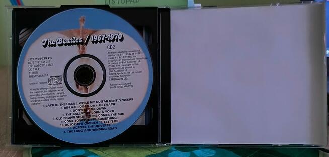 2CD THE BEATLES - 1967/1970 (Blue). Rock UK.