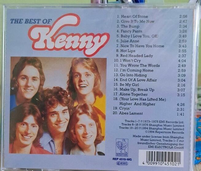 CD KENNY - The Best of KENNY. 70s Glam Rock. Unikat.