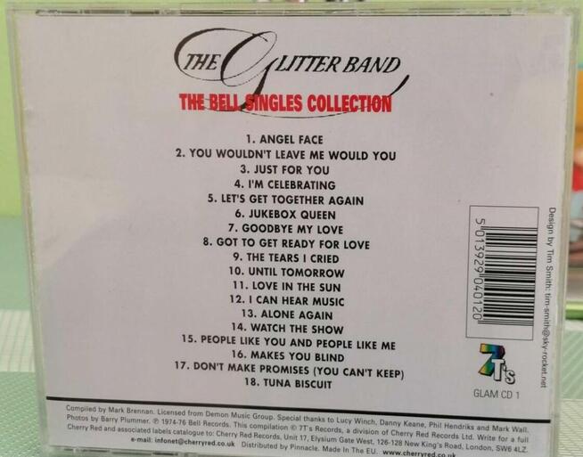 CD THE GLITTER BAND-The Bell Singles Collection. Glam Rock