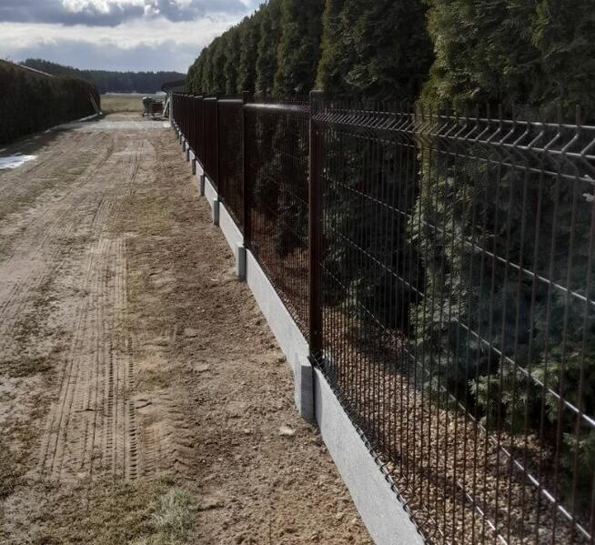 Płot Panelowy Ogrodzenie panelowe betonowe Siatka leśn Panel