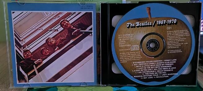 2CD THE BEATLES - 1967/1970 (Blue). Rock UK.