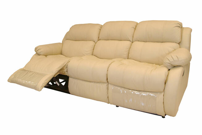 Nowoczesny komplet Reglainer 311, skóra naturalna, funkcje