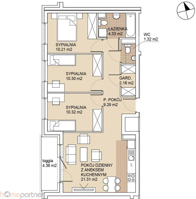 Mieszkanie Wrocław Psie Pole, Zakrzów, Odolanowska