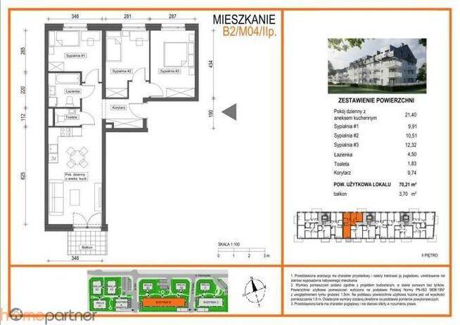 Mieszkanie Wrocław Krzyki, Brochów, Brochowska