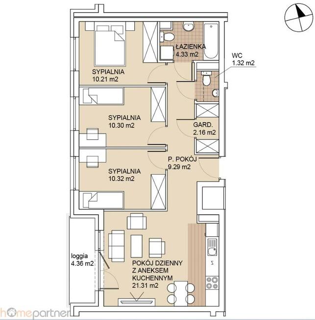 Mieszkanie Wrocław Psie Pole, Zakrzów, Odolanowska