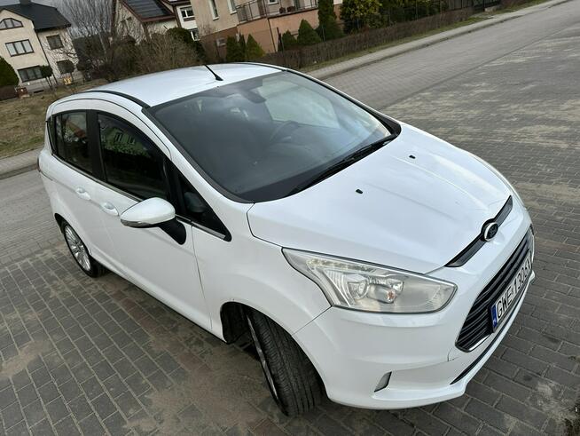Ford B-Max Titanium, benz, klimatronik, czujniki, 8 airbag, a;ufelgi, hak, isofix