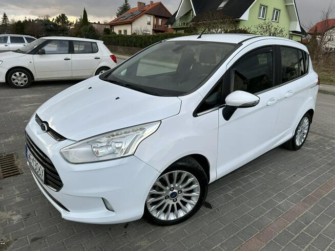 Ford B-Max Titanium, benz, klimatronik, czujniki, 8 airbag, a;ufelgi, hak, isofix